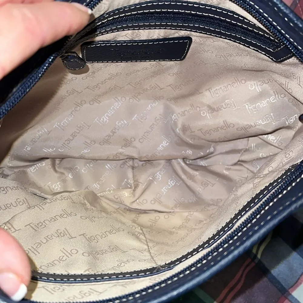 Leather Tignanello Hobo Bag